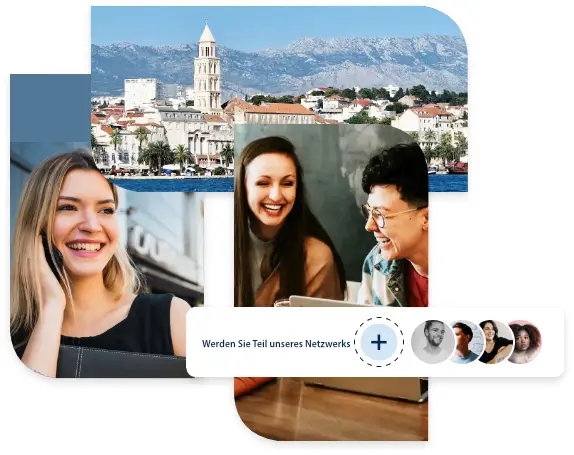 Menschen vernetzen sich über Kroatienguide